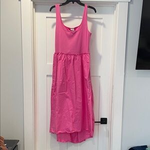 a new day Vibrant Pink tank dress - size medium